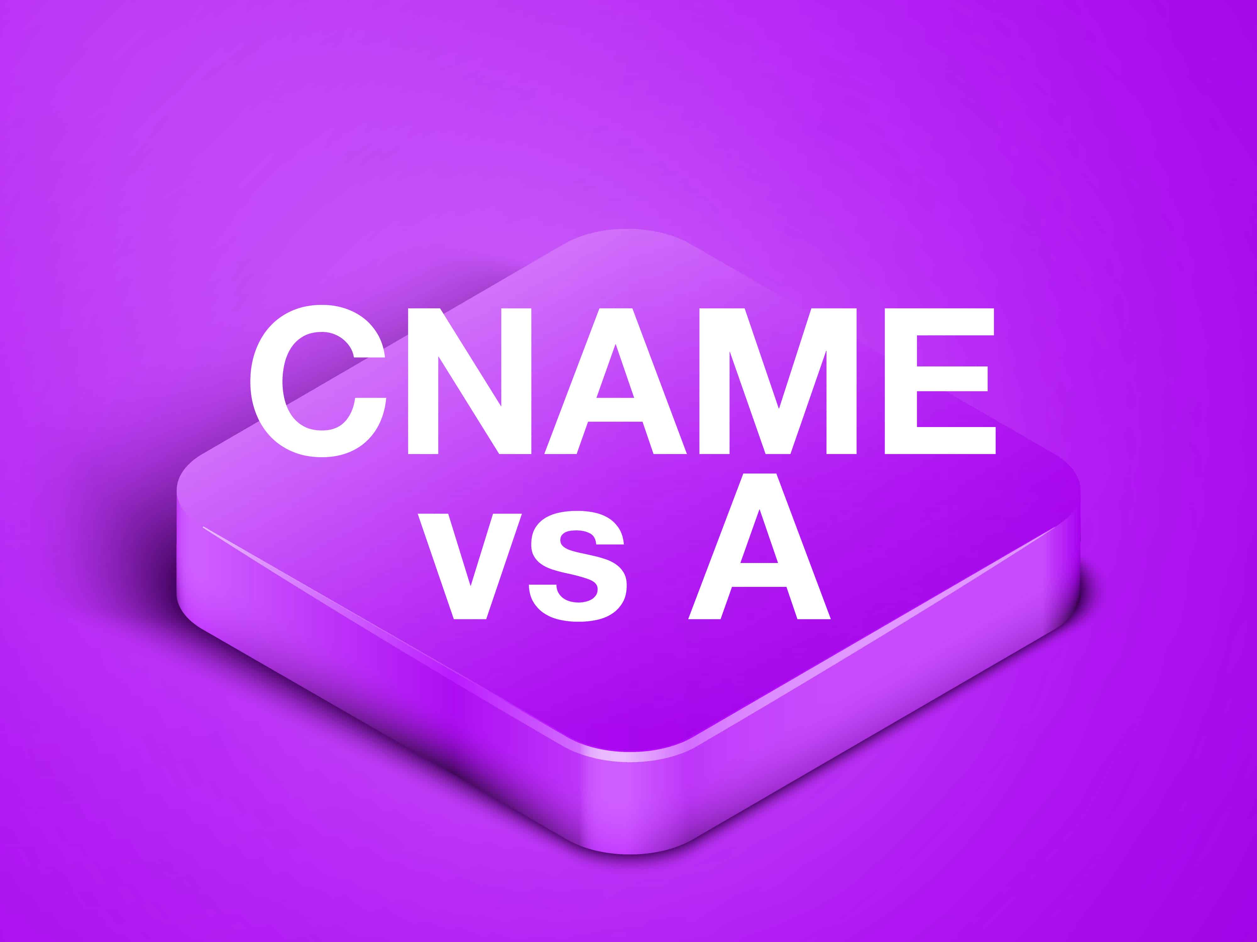 CNAME vs A Record